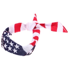Headbands for Men American Flag Headscarf Usa Men's Pocket Square Bandana Man
