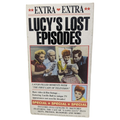 Vintage I Love Lucy Lunchbox and Two VHS Tapes Set #577 - Imagen 9 de 17