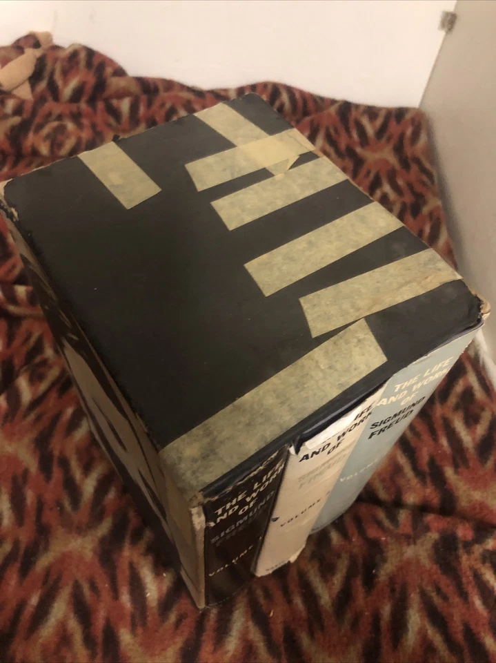 The Life and Work of Sigmund Freud Vol I-3 by Ernest Jones 1953-57, HCDJs 1st ED Foto 2 de 4