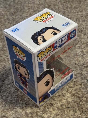 Funko Pop! Justice League ~ Superman #466 ~ Signed By George Newbern - Picture 6 of 7