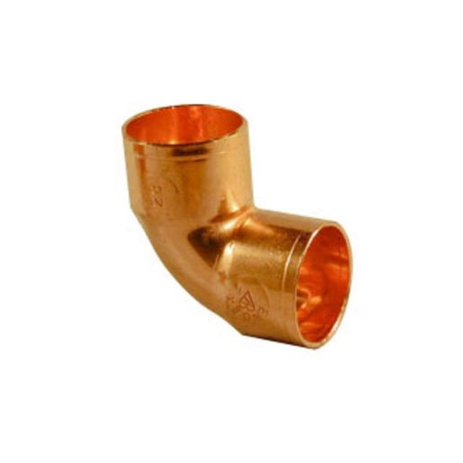 Plumbright Endfeed Copper Fitting Elbow 90 Degree 28Mm 10 Pack - Image 2