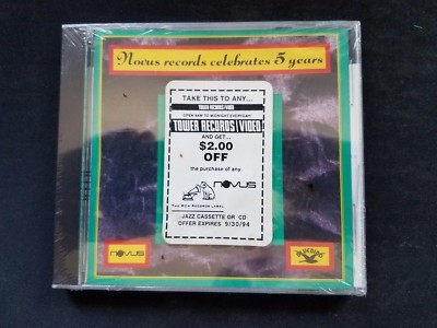 Jazz Pizzazz Novus Records Celebrates 5 Years CD NEW SEALED 1992 BMG