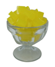 Display Fake Food Prop Lemon Gelatin Dessert