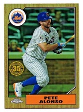 Pete Alonso -2022 Topps Chrome 1987 Topps Baseball #87BC-10 - NY Mets - MINT