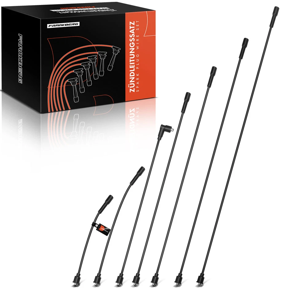 7x Ignition Cable para Opel Commodore A B C Diplomat B Monza A Omega - Imagen 2 de 4