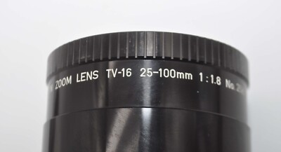 Canon Zoom Tv-16 25-100Mm F/1.8 Lens in Case | eBay