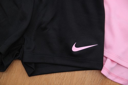 NEW Nike Infant Baby Girl 2 Piece Top & Shorts Set White Pink DRI-FIT, 18 months - Picture 4 of 5