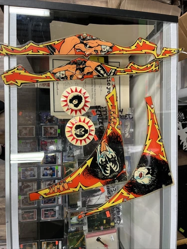 KISS Playfield Pinball Machine Parts Repair Plastic Parts Set Sold As Is