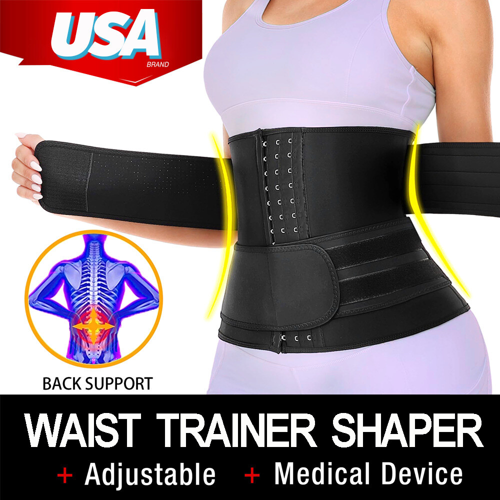 Waist Trainer for Women and Men - Body Shaper Sweat Belt for Tummy Control and Slimming-image