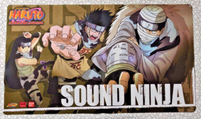Naruto Sound Ninja Chunin Exams Boruto Bandai SJ CCG Official Playmat ...