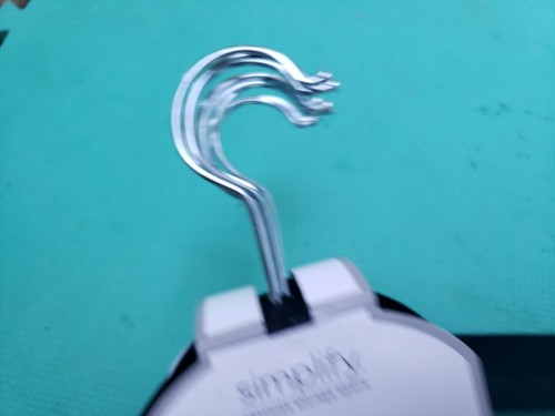 2 - Simplify 10 Super Slim Velvet Huggable Hangers in Black • 20 hangers - Picture 3 of 4