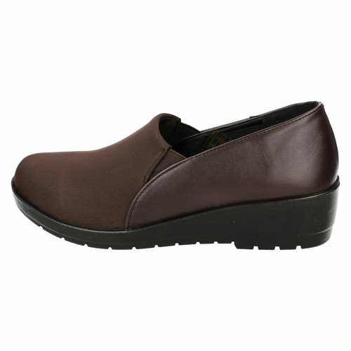 Ladies F9R0065 Slip On Light Weight Wedge Shoes By Eaze Retail Price £19.99 - Picture 3 of 9