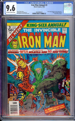 Iron Man Annual #3 CGC 9.6 Avengers 1976 King Size Molecule Man N2 323 cmm clean