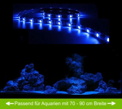 Creative Lights Aquarium Mondlicht 60 cm LED Blau Wasserdicht KOMPLETTSET