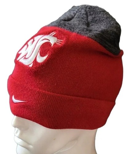 Nike Washington State Cougars WSU Knit hat Cap Football - Picture 2 of 5