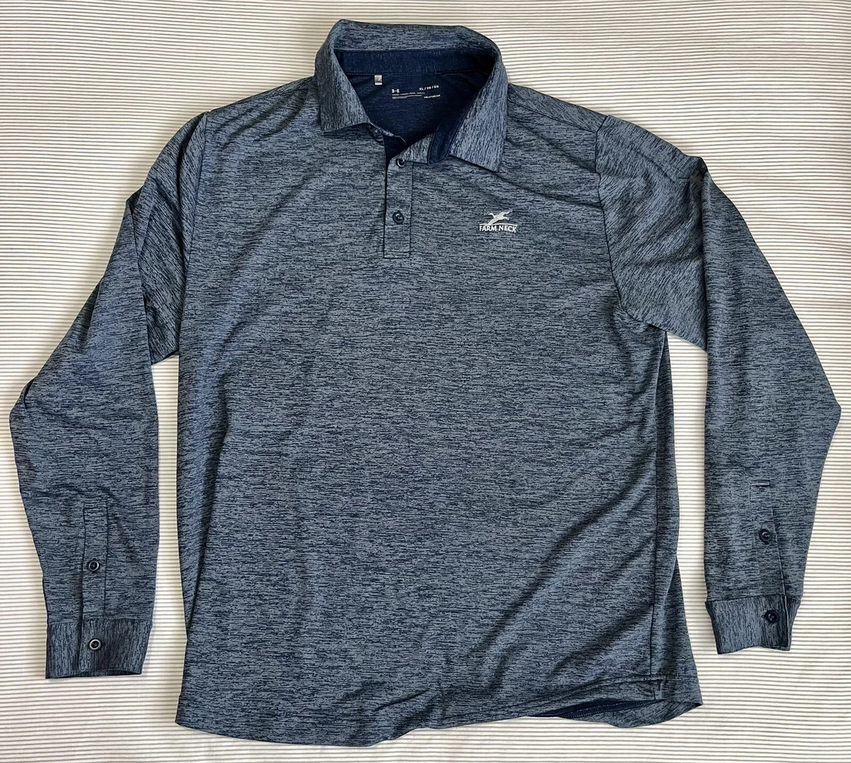Mens under armour best sale long sleeve polo