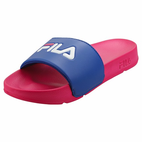 fila blue sandals