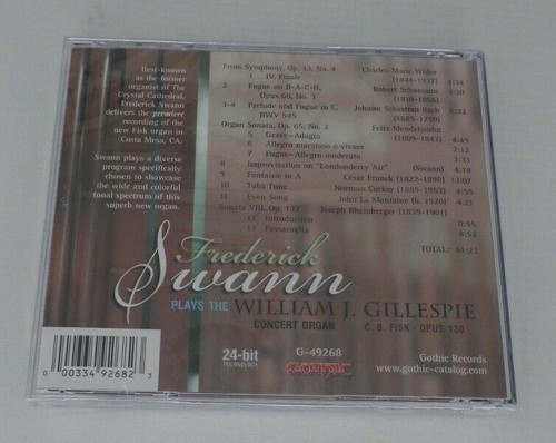 Frederick Swann plays the William J Gillespie Concert Organ New Gothic Records - Picture 2 of 2