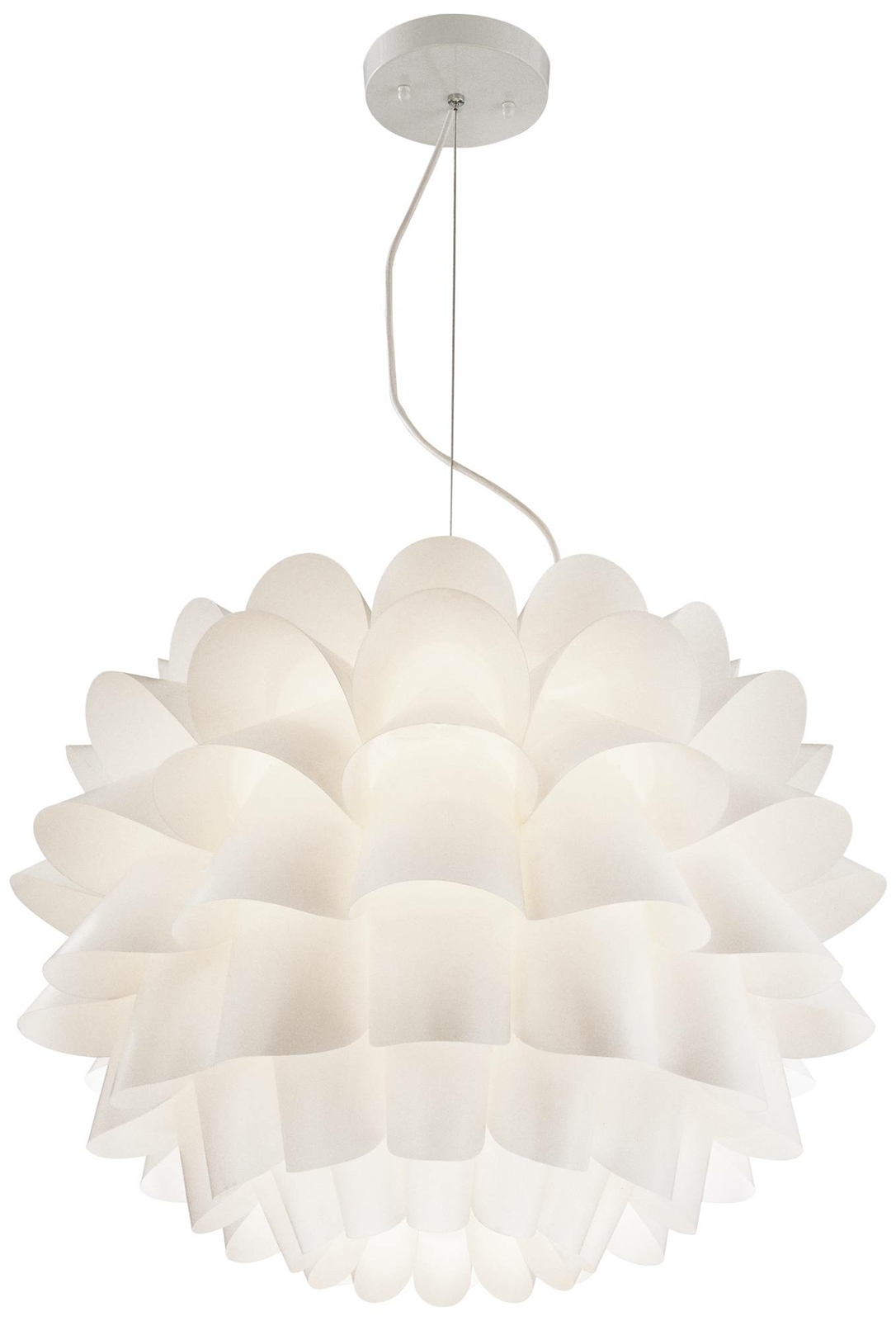 Possini Euro Design White Flower 