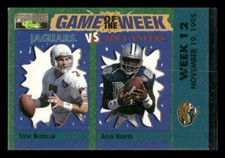 1995 Pro Line #V-12 Steve Beuerlein / Alvin Harper Game of the Week Visitor