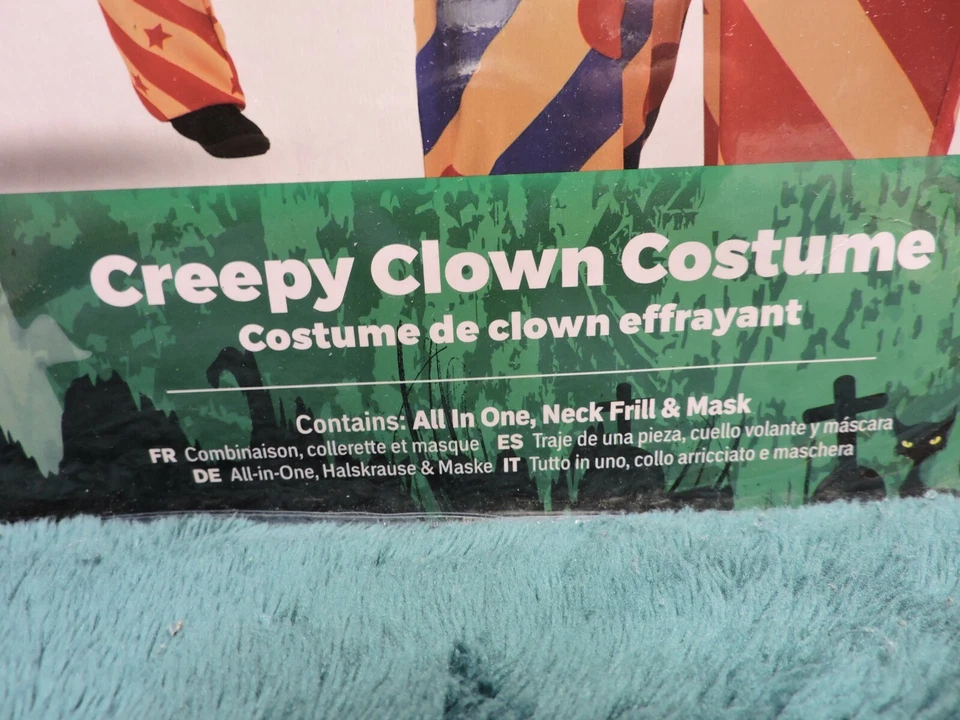 Smiffys Creepy Clown Costume Large 64004 - Image 2 of 4
