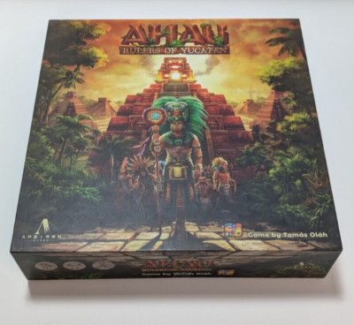 AHAU Rulers of Yucatan Board Game by Apeiron Games Strategy Used LIKE NEW