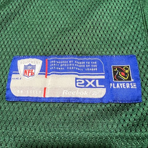 New York Jets Jersey Mens 2XL Green Chad Pennington Reebok Football - Picture 7 of 16