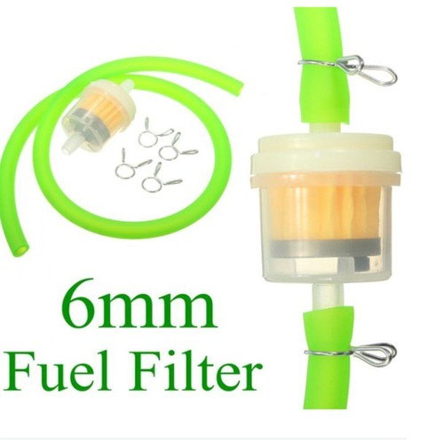 Line Inline Gas Quad Scooter Fuel Filter Gasoline Clear Cleaner Petrol Pipe - Picture 2 of 9