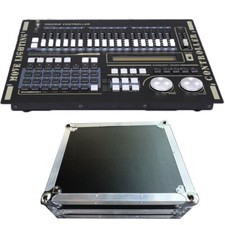 Super Pro DMX512 Controller with FlyCase Professional DJ Console for Stage Light