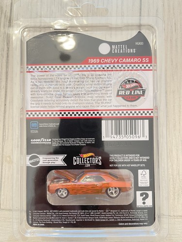 Mattel Creation RLC Exclusive Hot Wheels 69 Chevy Camaro SS sELECTION Car Orange - Picture 2 of 2