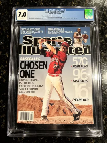 Sports Illustrated 2009 Philadelphia Phillies Bryce Harper CGC Rookie FC