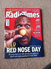 Radio Times 9th-15th March 2024 9-15/3/24 Lenny Henry Red Nose Day Hairy Bikers