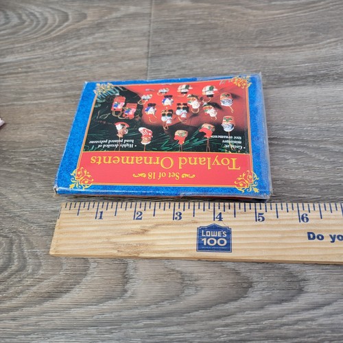 Toyland Ornamente 15er Set Miniatur 0,75 Zoll Mini Weihnachtsmann Mäuse Spielzeug Bären Vögel - Bild 14 von 15