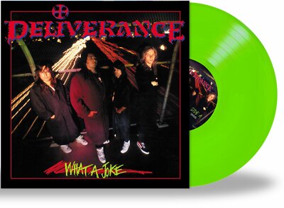 DELIVERANCE   What a Joke (NEW*LIM.300 LIME GREEN VINYL*US WHITE THRASH METAL)