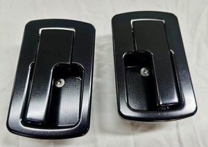 Paire De Poignées De Porte Intérieures Porsche 924/944 (82-85.5) - Côtés Conducteur Et Passager, Noir, Occasion