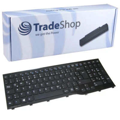 TRADE-SHOP Tastatur Keyboard QWERTZ DE Deutsch für Fujitsu-Siemens Lifebook A514 A544