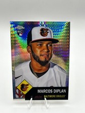 2022 Topps Chrome Platinum Anniversary Marcos Diplan #465 Prism Refractor RC