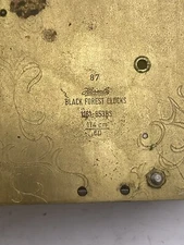 Used Grandfather Clock Movement Black Forest Hermle for parts 1161-853BS 114cm