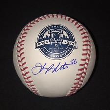 Joe Blanton Signed 2024 Citizens Bank Park 20th Anniversary Baseball JSA COA