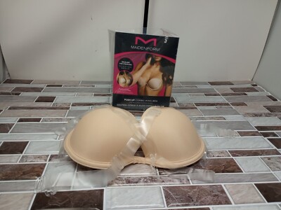 Maidenform Women's Push-Up Combo Wing Bra w/Underwire and Adhesive Wings- Size 3
