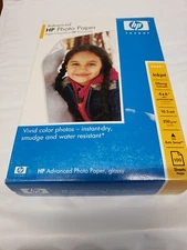 HP Advanced Glossy Inkjet Photo Paper 100 Sheets 4" x 6" Factory Sealed