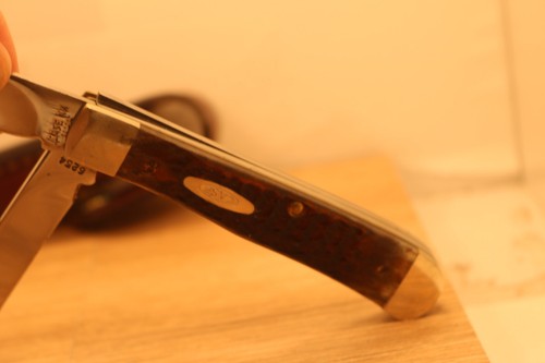 Vintage Case XX 1984 6-Dot 6254 Excellent Delrin Trapper Knife - Picture 10 of 11