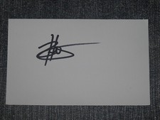 Zharnel Hughes signed autograph (Team GB British athletics Paris 2024 Olympics)