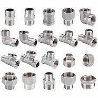 JCB Schlauch Fiitings- 1 '' Bsp Buchse Gerade Ende Passform Mit O-Ring,Pack 4 Pcs