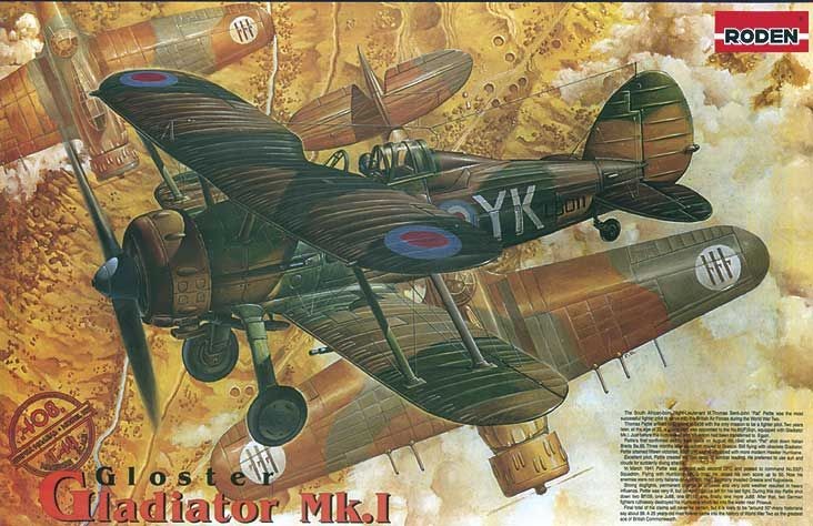 Roden 408 - 1:48 Gloster Gladiator Mk.I - New