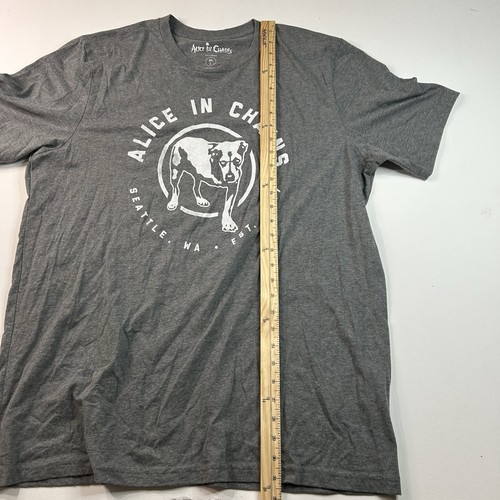 Camicia cane Alice In Chains gamba mancante XXL uomo Seattle lavaggio dal 1987 - Foto 3 di 5
