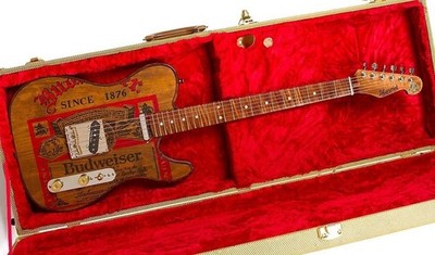 Walla Walla Guitar Co Beer Maverick Pro Lindenholz Korpus Vintage Finish...