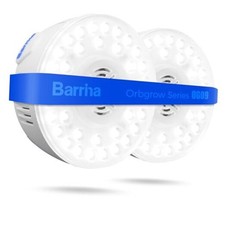 Orbgrow OG09 Puck LED Grow Light 18W 2 x 9W, 270 Watt Equiv , 2 Packs 5000K