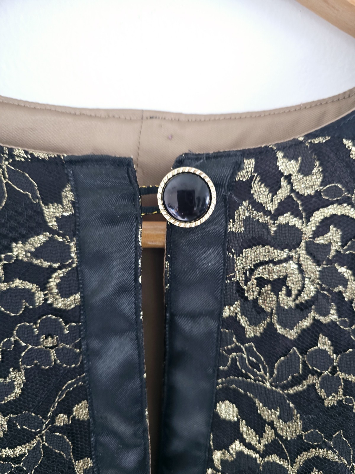 Quilted Patchwork Satin Square Jacket 2X Handmade… - image 9