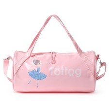 Sports Ballet Dance Waterproof Duffle Bag for Little Girls Toddlers Kids